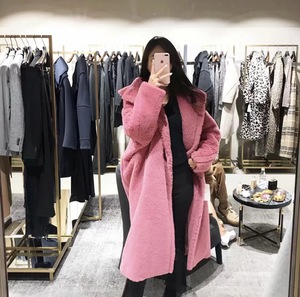 2026 moda Casual piel suave <span class=keywords><strong>Fax</strong></span> mujer chaqueta de talla grande señora abrigo ropa de invierno - Product Image 4