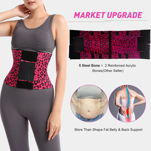 Faja Reductora de Cintura al por Mayor con Triple Envoltura, Corsé Moldeador de Abdomen y Cintura, Banda de Sudoración para Entrenamiento, Faja Deportiva Adelgazante para Gimnasio - Product Image 2