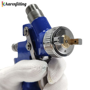 H2000 Mini Pneumatic Spray Gun 0.8mm/1.0mm Nozzle Stainless Steel <b>Car</b> Repair for Automotive <b>Paint</b> Spraying - Product Image 5
