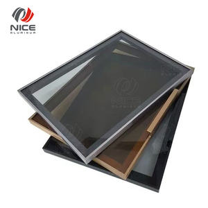Armario Moderno para Oficina en Casa y Mueble <span class=keywords><strong>de</strong></span> <span class=keywords><strong>Cocina</strong></span> <span class=keywords><strong>con</strong></span> Puerta <span class=keywords><strong>de</strong></span> Vidrio y Marco <span class=keywords><strong>de</strong></span> Aluminio, Color Personalizado, Aleación <span class=keywords><strong>de</strong></span> Aluminio Serie 6000 - Product Image 1