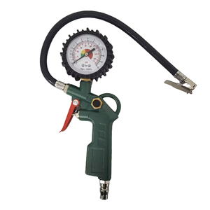 Inflador de Neumáticos Automático de Mano con Manómetro, 220 psi, con Logotipo Personalizado, Conector de Aluminio de 1/4 NPT - Product Image 1