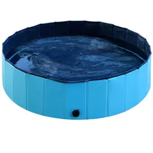 30*10cm pieghevole in PVC per animali domestici vasca da bagno per il ghiaccio vasca per cani con tuffo freddo piscina gonfiabile per cani