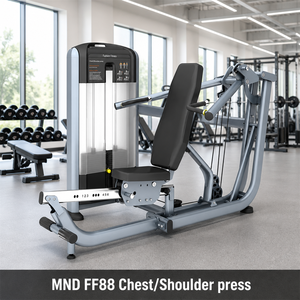 MND FF88 Macchina Commerciale per Pressa <span class=keywords><strong>Petto</strong></span> e Spalle, Attrezzatura Professionale per Allenamento di Forza con Carico a Perni - Product Image 1