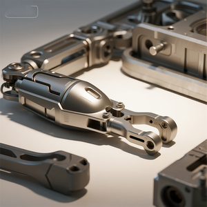 Piezas de repuesto de motocicleta de mecanizado CNC de aluminio y acero inoxidable personalizadas, componentes mecánicos, piezas de Robot personalizado de 4/5 ejes - Product Image 3