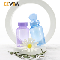 Bouteilles cylindriques en plastique PET recyclé de 150 ml, couleur personnalisable, avec bouchon à clapet, sérigraphie