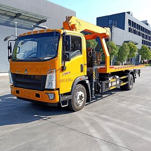 Camión Grúa <span class=keywords><strong>de</strong></span> Plataforma HOWO 4x2 para Rescate <span class=keywords><strong>de</strong></span> Vehículos, Nuevo, Diésel, Manual - Product Image 2