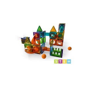 Hot Sell Educational Toys 69 PCS Magnetic Building <strong>Blocks</strong> Plastic Marble <strong>Race</strong> Run Set Magnetic Tiles Toy With Ball - Product Image 1