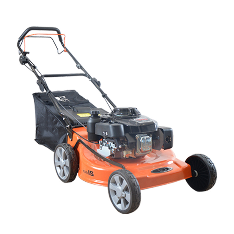 Зеленая машина с двумя лезвиями ручной толчок косилки для большой лужайки