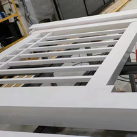 PRIMA Vente en gros de clôtures métalliques résistantes aux intempéries, entièrement en aluminium, sans verre, pour balcon, patio, terrasse de villa