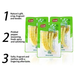 Snacks Picantes Casuales, Especialidad Asiática, Snack Chino, Chile Encurtido y <span class=keywords><strong>Brotes</strong></span> <span class=keywords><strong>de</strong></span> Bambú Frescos 95g - Product Image 2