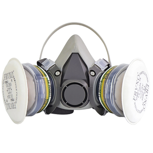 Offre Spéciale 6200 demi-visage respirateur poussière <span class=keywords><strong>masque</strong></span> à <span class=keywords><strong>gaz</strong></span> pour la peinture pulvérisation pesticide fumée chimique avec des lunettes - Product Image 5