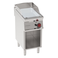 Tables de cuisson à gaz EURAST modèle 36440317, support lisse et ouvert de 7 kW, plaque chauffante chromée dure de 15mm, expérience de cuisson au gaz améliorée