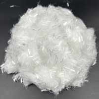 Fibre de PP recyclée à prix compétitif pour mortier, plâtre, ciment, béton – Résistante aux acides, haute résistance à la traction