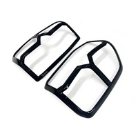 Couvre-phare arrière noir brillant, accessoires 4x4 pour Ford Ranger XL XLS 2022 2023, couvre-phare arrière