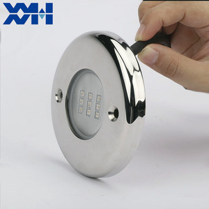 Luz LED Sumergible para <span class=keywords><strong>Piscina</strong></span> RGBW <span class=keywords><strong>de</strong></span> 12V, Blanca Cálida, <span class=keywords><strong>de</strong></span> Acero Inoxidable 316L con Clasificación IP68, Rellena <span class=keywords><strong>de</strong></span> Resina y <span class=keywords><strong>de</strong></span> Montaje Superficial - Product Image 4