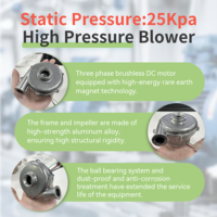 [Offre Spéciale] Pompe à air haute pression 24V 25kPa, souffleur centrifuge DC sans balais tout en aluminium pour imprimantes 3D et machines à coussin d'air