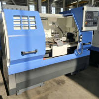 Torno CNC de Precisión Horizontal de un Solo Husillo CK6140, Diámetro de Torneado de 400 mm, Bancada Plana, Centro de Torneado de Alta Resistencia
