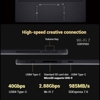 Ordinateur portable Asus ProArt X processeur Snapdragon ordinateur 2.8K OLED écran tactile de 13.3 pouces un ordinateur AI 2-en-1 mince et léger