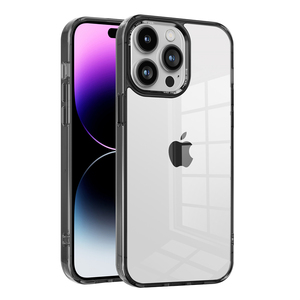 Độ Nét Cao Điện Thoại Trong Suốt Trường Hợp Đối Với <span class=keywords><strong>iPhone</strong></span> 16 Pro Max 15 Cộng Với 14 13 12 11 S24 Siêu S23 S22 Kim Loại Máy Ảnh Bảo Vệ Khung - Product Image 1