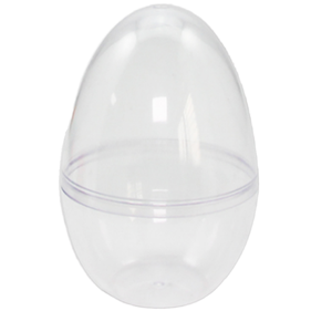 Vente en gros Partyunions XCES-004 Œufs <span class=keywords><strong>de</strong></span> Pâques géants transparents 9*6.6cm vides et remplissables en plastique pour bonbons et <span class=keywords><strong>chocolat</strong></span>, très demandés pour les enfants - Product Image 1