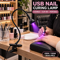 Lampe à LED pour ongles à pince col de cygne personnalisée ODM/OEM pour bureau – Vente en gros pour acheteurs mondiaux
