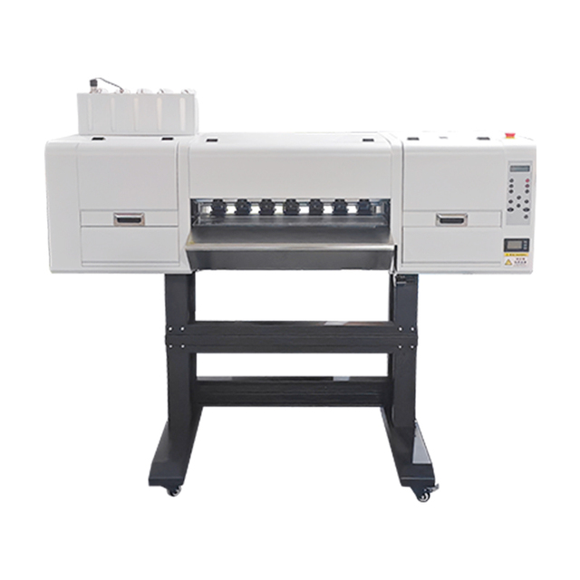 DTF Printer 60cm A1 Heat Transfer DTF Industrial Printer Machine With Powder 4 Heads Vinyl White Ink
