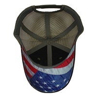 Casquette de Baseball en maille pour camionneur, aérée, chapeau de soleil, camouflage, brodé à l'arrière, casquette USA