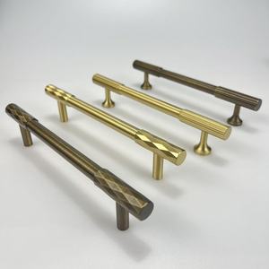 European Style Wardrobe <strong>Door</strong> Handle Modern Minimalist Drawer Cabinet Brass Gold Handle and Antique Gold Handle Pull - Product Image 4