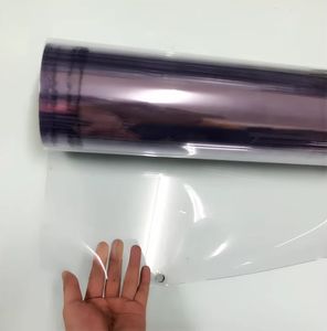 Hoja de PVC transparente 0,2mm Película de vinilo de plástico transparente Rollo de láminas transparentes normales flexibles suaves Precio de corte disponible - Product Image 6