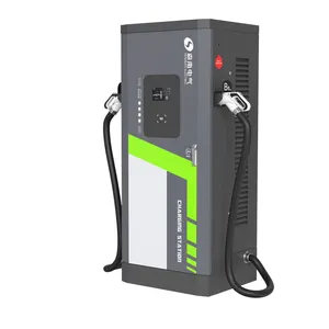 30KW Floor Stand Commercial EV Charger CCS2 Ocpp Dual DC 400V Input Voltage 7in Screen for EVSE Electric Cars