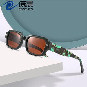 Gafas de Sol de Acetato para Mujer, Montura Cuadrada Negra, Protección UV400, Polarizadas, para Viajes y Conducción, Modelo 8625 - Product Image 2