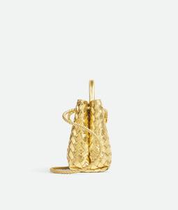 Bolso de Mano Pequeño Andiamo de Lujo de Bottega BV en Piel Intrecciada Flexible con Detalle de Nudo Característico y Cierre Abierto Veneta - Product Image 4