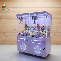 Jouet griffe grue Automat Commercial Mini peluche poupée Machine avec jeton doux jeu d'arcade pour les enfants