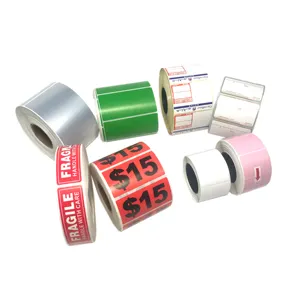 Wholesale Oilproof International Logistics Adhesive Cosmetic Bottle Packaging Label Sticker Roll