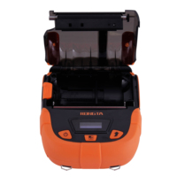 Printer Thermal 80Mm, Printer Thermal Mini Bluetooth Genggam Kode Bar Tanda Terima Pos Thermal