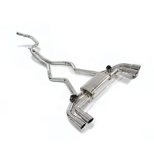 CSZ SS304 Exhaust Pipe for BMW B58 G20 M340/M340I 3.0T Catback Muffler With Valves Auto Performance Parts