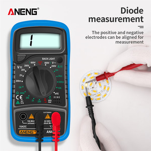 ANENG AN8205C Kỹ Thuật Số Vạn Năng AC/DC Ampe Kế Volt Ohm <span class=keywords><strong>Tester</strong></span> Meter Multimetro Với Cặp Nhiệt Điện LCD Đèn Nền Di Động - Product Image 4