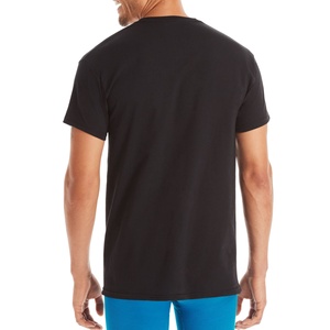 T-shirt de sport pour homme de qualité supérieure, col rond, logo imprimé, tissu tricoté respirant anti-rides, manches courtes, coupe classique - Product Image 3