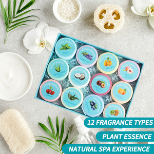 Tablettes <span class=keywords><strong>de</strong></span> bain effervescentes aux huiles essentielles d'aromathérapie, coffret cadeau <span class=keywords><strong>de</strong></span> 12 pièces, fleurs séchées bleues, <span class=keywords><strong>sel</strong></span> <span class=keywords><strong>de</strong></span> bain parfumé aux fleurs pour usage hôtelier - Product Image 3