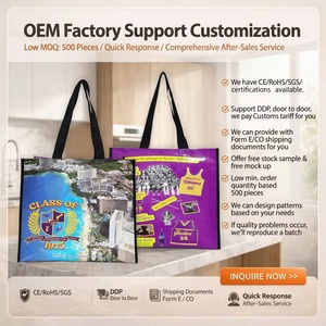 Custom <strong>Extra</strong> <strong>Large</strong> Full Color Printing Hawaii Reusable Custom pp Woven <strong>Bag</strong> Natural Eco-friendly Grocery Waterproof Shopping <strong>Bag</strong> - Product Image 5