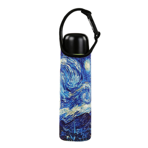 Funda de neopreno con logotipo personalizado para hombre y mujer, portabotellas ajustable con hombro - Product Image 4