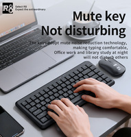 Keyboard Membran Mini Desktop Nirkabel 78-tombol Ultra-tipis dengan Bahasa yang Dapat Disesuaikan