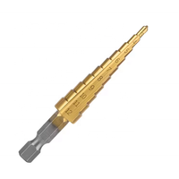 TRANRICH Step Dril Foret étagé droit rainuré HSS pour bois, métal