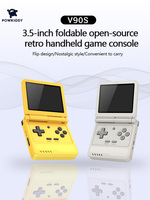 Console de jeu rétro Powkiddy V90s de haute qualité Lecteur de jeu portable