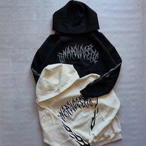 Sudadera con capucha personalizable Vintage Retro Styleed Hombres Boxy Print Distinctive Cropped Charming Sturdy Hoodie - Product Image 2