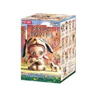 Figurines POPMART Zsiga en ABS et PVC, thème fantastique et science-fiction, échelle 1/144, boîte surprise, jouets mignons, cadeaux, emballage original, unisexe, âges 5-7 ans