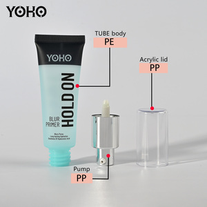 Envase de Tubo de Plástico Cosmético de 30-50 ml PCR/PE para Tubos de Crema de Manos y Tubo de Plástico con Bomba para Loción - Product Image 3