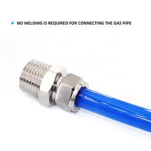 Đầu Nối Khí Nén Khóa Đai Ốc SS304 Dòng PC Phụ Kiện Đường Ống Không Gỉ - Product Image 4