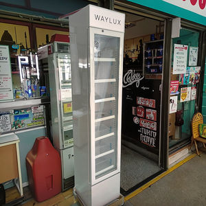 <span class=keywords><strong>Mini</strong></span> réfrigérateur à compresseur Portable rétro prise britannique refroidisseur de réfrigération rétro sans gel pour régime pour bureau voiture hôtel pour Coke - Product Image 3