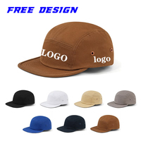Gorra de Running Unisex de Nailon Transpirable de Secado Rápido con Logotipo Reflectante Personalizado, Gorra de Campamento de 5 Paneles con Visera Curva para Exteriores